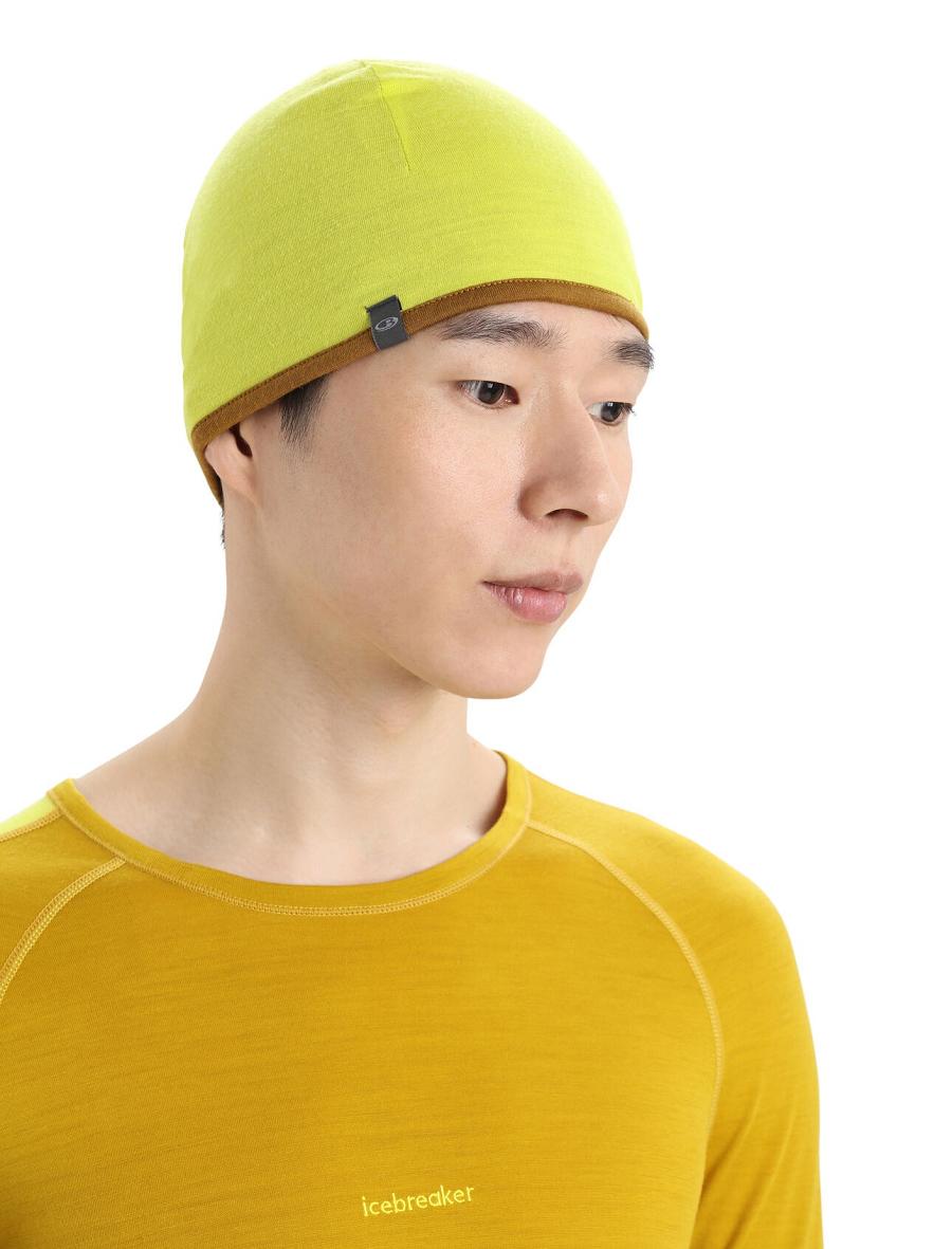 Men's Icebreaker Unisex Merino Pocket Beanie Hats Shine / Clove | CA 1847BEXC